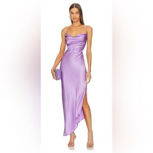 Michael Costello x REVOLVE Cassie Midi Dress in Purple